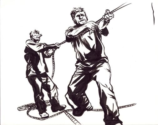 Nathan Fox | Pirate/Seaman spot illustration | The Artist Bullpen