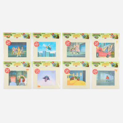 Lot 206 - Nine Teenage Mutant Ninja Turtles Original Animation Cels Factory Sealed | Landry Pop Auctions