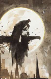 Keron Grant - Batman Specialty Illustration Original Art (c. 2000s). Jamaican-American artist Keron Grant -