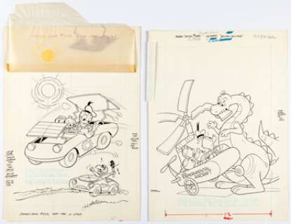 Larry Mayer/John Carey | Donald Duck #223 and #236 Cover Original Art Group of 2 (Western, 1980/1982). | Heritage