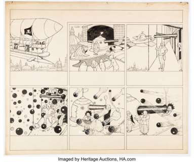 Winsor McCay Jr. (Robert McCay) | Little Nemo in Slumberland Comic Strip Original Art (Philadelphia Record, 1937). | Heritage
