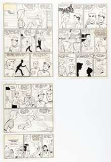 Bill Vigoda | Archie Comics #97 Complete 3-page Story "Live and Lawn" Original Art (Archie Comics, 1958). | Heritage
