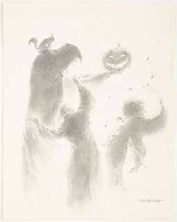 Charles Vess - Halloween Specialty Illustration Original Art (1985).... | Heritage