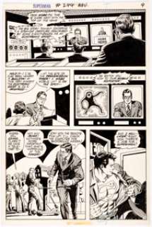 Curt Swan And Murphy Anderson | Superman #244 Story Page 7 Original Art (DC, 1971).... | Heritage