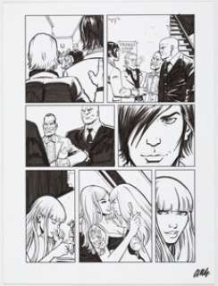 Cameron Stewart [Simon Gane printed blue lines] - Vinyl Underground #3 Story Page 10 Original Art (DC/Vertigo, 2008)...