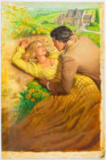 Samson Pollen - Romance Novel Cover Original Art (c. 1980s).... | Heritage