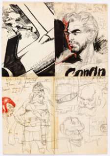 Wally Wood Sketch Pages Original Art (c. 1960s).... | Heritage