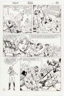 Al Milgrom And Dell Barras | Incredible Hulk #322 Story Page 16 Original Art (Marvel, 1986). | Heritage