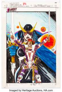 Timothy Truman - Starslayer #21 Unused Cover Original Art (First, 1984)....