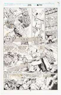 Arthur Adams, Gracine Tanaka, And Al Milgrom | Fantastic Four #348 Story Page 16 Original Art (Marvel, 1991).... | Heritage