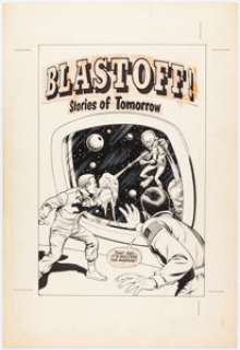 Kurt Schaffenberger (attributed) - "Blastoff! Stories of Tomorrow" Illustration Original Art (undated).... | Heritage