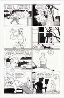 Jaime Hernandez | Love and Rockets Vol.2 #7 Story Page 4 Maggie Original Art (Fantagraphics, 2003).... | Heritage