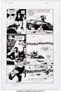 Mike Mignola And Kevin Nowlan | Aliens: Salvation Story Page 10 Original Art (Dark Horse, 1993). ... | Heritage