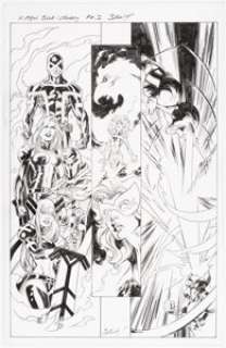 Mark Bagley And John Dell | X-Men: Blue #13 Story Page 2 Original Art (Marvel, 2017).... | Heritage