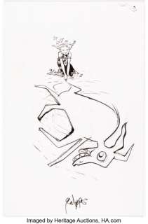 Pope, Paul | Paul Pope MEAN Magazine Pippi Longstocking Cover Original Art (2001).... | Heritage