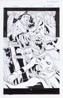 Benes, Ed | Ed Benes and Alex Lei Supergirl #80 Story Page 16 Original Art (DC, 2003).... | Heritage
