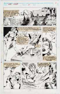 Levins, Rik - Rik Levins, Keith Williams, and Mark Heike Sensational She-Hulk #27 Story Page 5 Original Art (Marvel, 1991)....