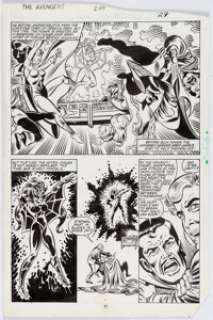 Milgrom, Al | Al Milgrom and Joe Sinnott The Avengers #240 Story Page 21 Original Art (Marvel, 1984).... | Heritage