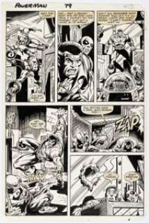 Gammill, Kerry | Kerry Gammill and Ricardo Villamonte Power Man and Iron Fist #79 Story Page 11 Original Art (Marvel, 1982).... | Heritage