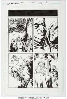 Giffen, Keith - Keith Giffen, Jésus Saiz, and Jimmy Palmiotti Countdown #30 Story Page 3 Original Art (DC Comics, 2007)....