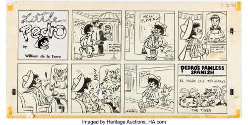 Blosser, Merrill - Merrill Blosser, Al Vermeer, and Others Freckles and His Friends, Priscilla‘s Pop, and Additional Dail... (Total: 7 Original Art)