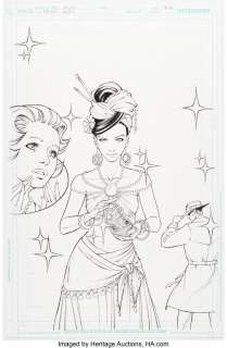 Hadley, Amy - Amy Reeder Hadley and Richard Friend Madame Xanadu #21 Cover Original Art (DC, 2010)....
