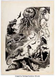 Auraleon, Rafael | Rafael Auraleón - Creepy Illustration Original Art (Warren, c. 1980s).... | Heritage