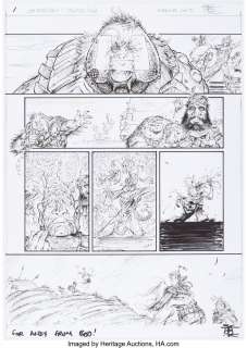 Artist, Unknown - Boo Cook Judge Dredd Megazine #338 "Tales from the Cursed Earth" Story Page 3 (Rebellion, 2013)...