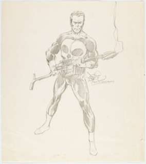 Byrne, John | John Byrne - Punisher Specialty Illustration Original Art (undated).... | Heritage