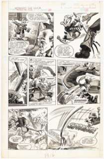 Golden, Michael | Michael Golden (Mike Golden) and Klaus Janson Howard the Duck #1 Story Page 12 Original Art (Marvel, 1979).... | Heritage