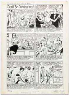 Hickey, Tom - Tom Hickey First Love Illustrated #35 Complete 1-Page Story Original Art (Harvey, 1953)....