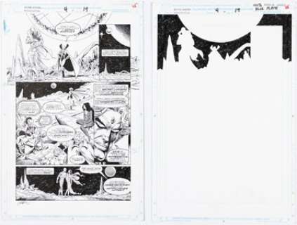 Starlin, Jim | Jim Starlin and Terry Austin Silver Surfer / Warlock: Resurrection #4 Story Page 19 Original Art (Marvel, 1993).... (Total: 2 Original Art) | Heritage