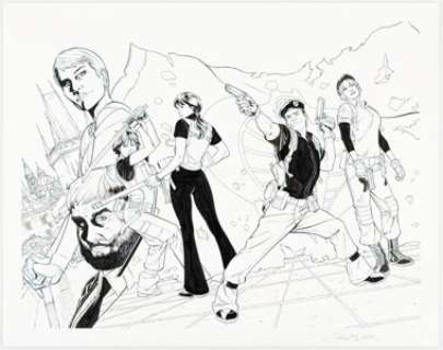 Igle, Jamal - Jamal Igle G.I. Joe: The Cobra Files #1 Cover Original Art (IDW, 2013)....