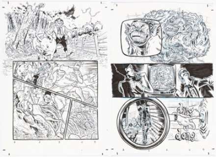 Dark Horse Artist - Aaron Conley Eerie #5 Story Pages Original Art Group of 2 (Dark Horse, 2014).... (Total: 2 Original Art)