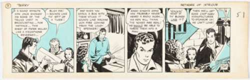 Caniff, Milton | Milton Caniff Terry and the Pirates Daily Comic Strip Original Art dated 1-31-40 (News Syndicate, 1940). ... | Heritage