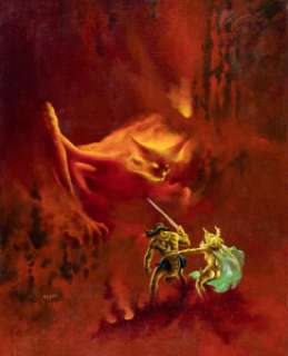 Fabian, Stephen | Stephen Fabian Fabian in Color Portfolio Fantasy Painting Original Art (Starmont, 1980).... | Heritage