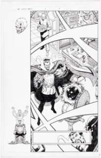 Starlin, Jim | Jim Starlin and Al Milgrom Infinity Abyss #1 Story Page 9 Original Art (Marvel, 2002).... | Heritage