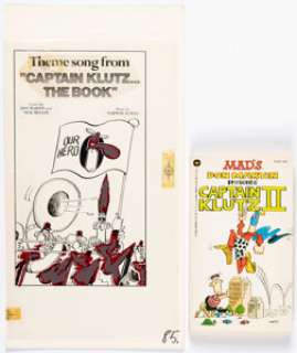 Martin, Don | Don Martin MAD’s Don Martin’s Presents Captain Klutz II Paperback Complete 15-Page Story Original Art (Warner Book... (Total: 11 Items) | Heritage