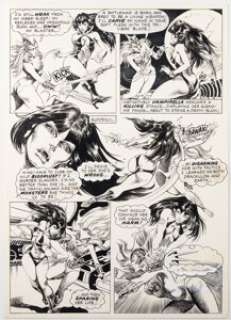 Marcos, Pablo | Pablo Marcos Vampirella #81 Story Page 9 Original Art (Warren, 1979).... | Heritage