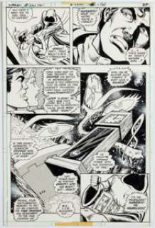 Grell, Mike | Mike Grell and Bob Wiacek Superboy and the Legion of Super-Heroes #223 Story Page 14 Original Art (DC, 1977).... | Heritage