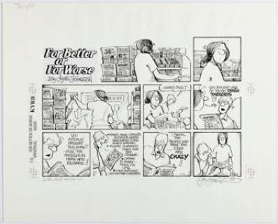 Johnston, Lynn - Lynn Johnston For Better or For Worse Sunday Comic Strip Original Art dated 7-3-94 (Universal Press Syndicate, 199...