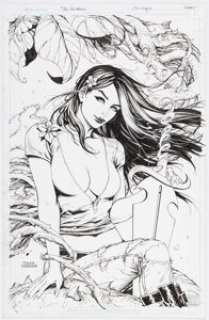 Kirkham, Tyler | Tyler Kirkham Charismagic #1 Variant Cover Original Art (Aspen, 2018).... | Heritage