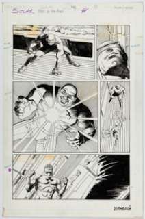Valiant Comics Artist - Andrew Wendel, Ricardo Villagran, and Rudy Nebres Solar, Man of the Atom #41 Story Page 18 Original Art (Valiant, ...