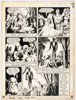 Binder, Jack | Jack Binder Master Comics #9 Zoro the Mystery Man Story Page 6 Original Art (Fawcett, 1940).... | Heritage