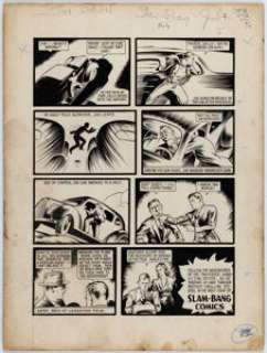 Wilcox, Jim | Jim Wilcox Slam-Bang Comics #4 Story Page 8 Original Art (Fawcett, 1940).... | Heritage