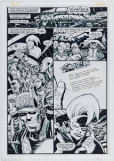 Flint, Henry - Henry Flint Judge Dredd Megazine Story Page 2 Original Art (Egmont Fleetway, Ltd., 2000)....