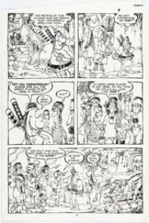 Aragonés, Sergio | Sergio Aragonés Groo the Wanderer #28 Story Page 4 Original Art (Marvel, 1987).... | Heritage