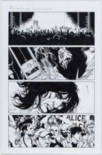 Casallos, Eman - Eman Casallos Alice Cooper #4 Story Page 9 Original Art (Dynamite, 2014)....