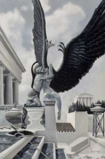 Hescox, Richard | Richard Hescox "The Sentry" Painting Original Art (1980).... | Heritage