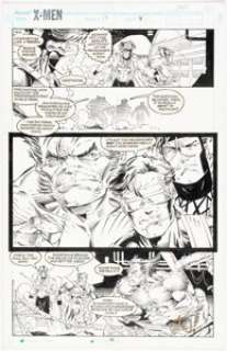 Art Thibert And Dan Panosian | X-Men #13 Story Page 8 Original Art (Marvel, 1992).... | Heritage